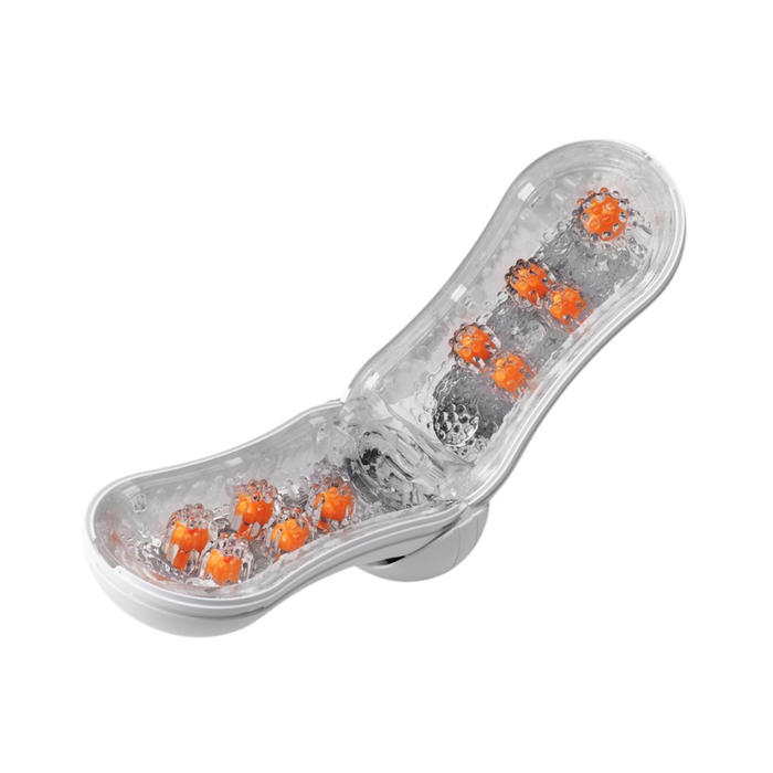 Tenga Flip Orb Male Masturbator - Orange Crash