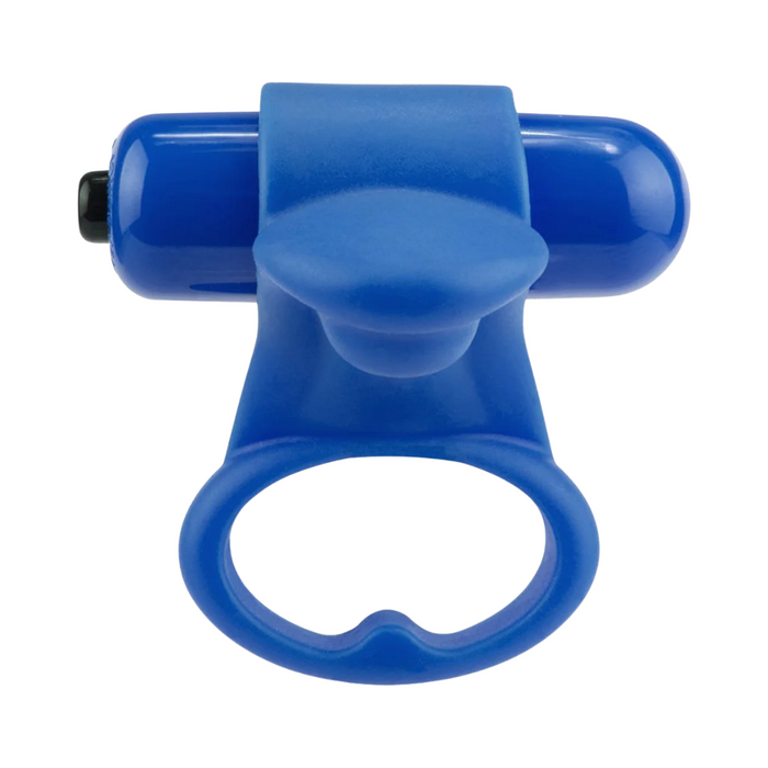 Screaming O You Turn 2 Finger Fun Vibe Cock Ring - Blue