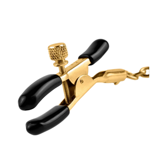 Fetish Fantasy Gold Chain Nipple Clamps