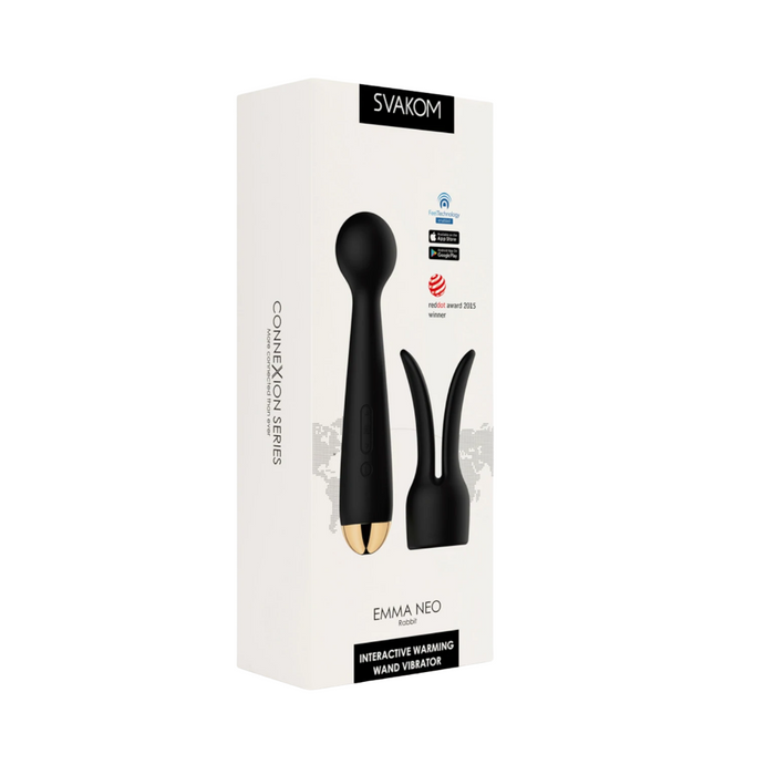 Svakom Emma Neo Rabbit Interactive Warming Wand Massager