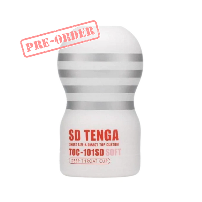 Tenga SD Deep Throat Cup Masturbator - Soft White