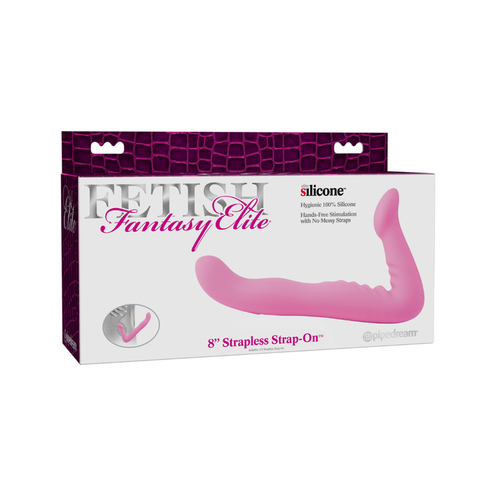 Fetish Fantasy Elite 8inch Strapless Strap On Dildo - Pink