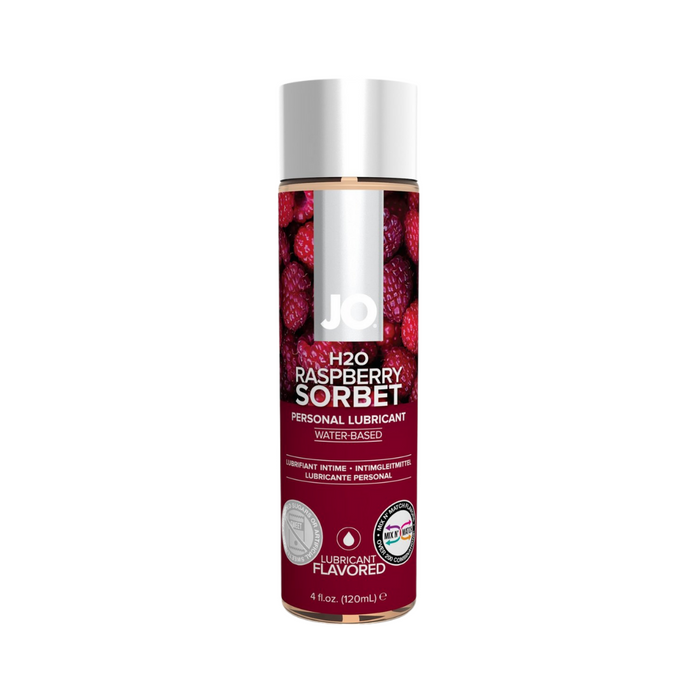 System Jo H2O Edible Water Base Lubricant - Raspberry Sorbet