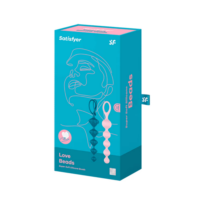 Satisfyer Beads Super Soft Silicone Anal Beads - Multi Color