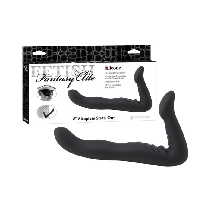 Fetish Fantasy Elite 8inch Strapless Strap On Dildo - Black