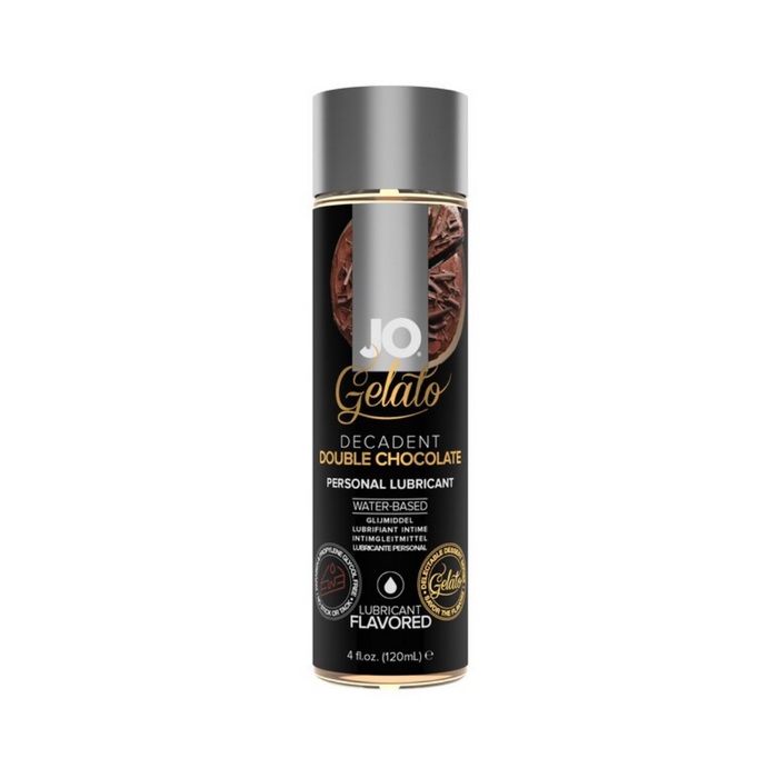 System Jo Gelato Edible Water Based Lubricant - Decadent Double Chocolate