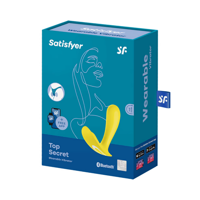 Satisfyer Top Secret Wearable Vibrator - Yellow
