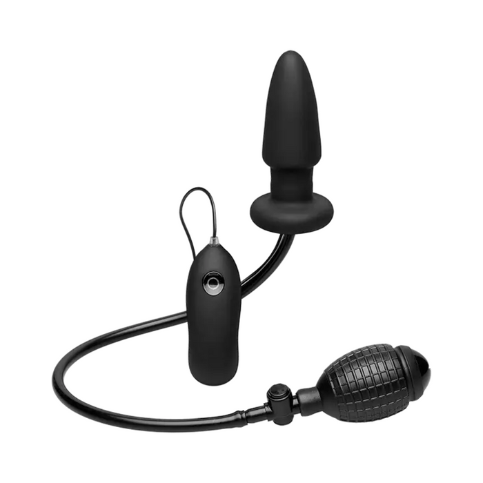 Doc Johnson Deluxe Wonder Plug Inflatable Vibrating Butt Plug Multi Speed