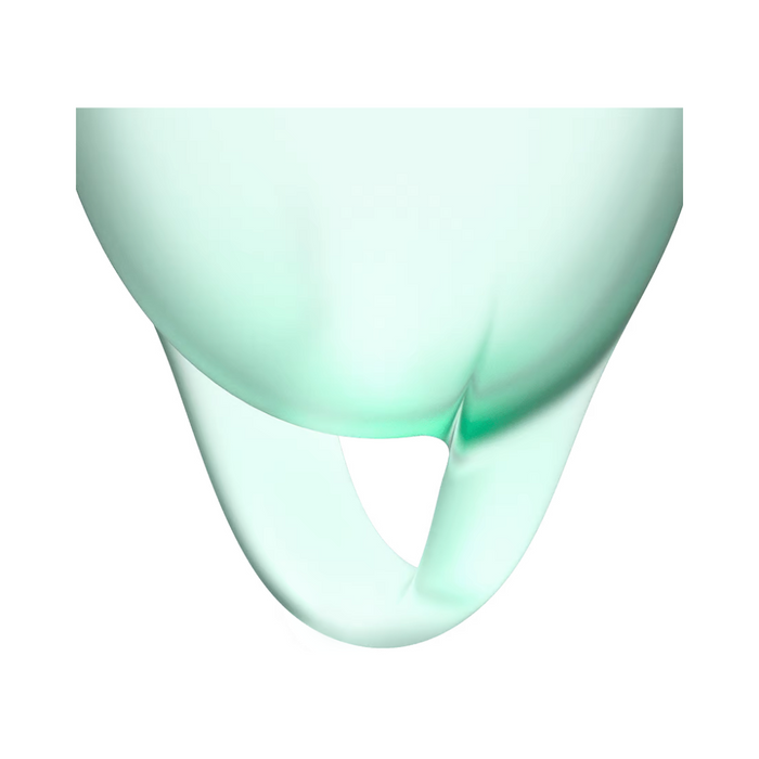 Satisfyer Feel Confident Menstrual Cup - Light Green