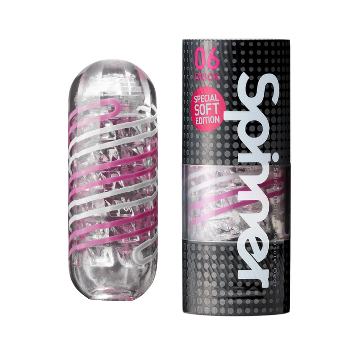 Tenga Spinner Male Masturbator - 06 Brick Soft Edition