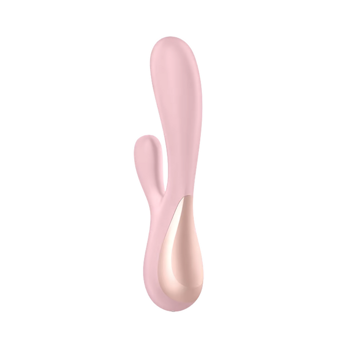 Satisfyer Mono Flex App-Controlled Rabbit Vibrator - Pink Mauve