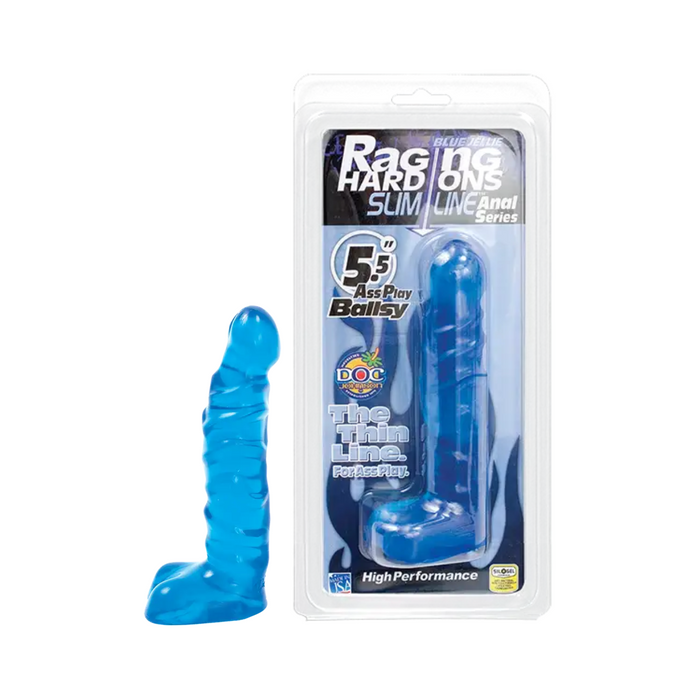 Doc Johnson Raging Hard Ons Slimline Ballsy Jelly - 5,5 Inch