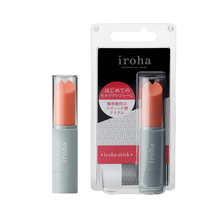 Iroha Stick Lipstick Massager - Orange x Gray