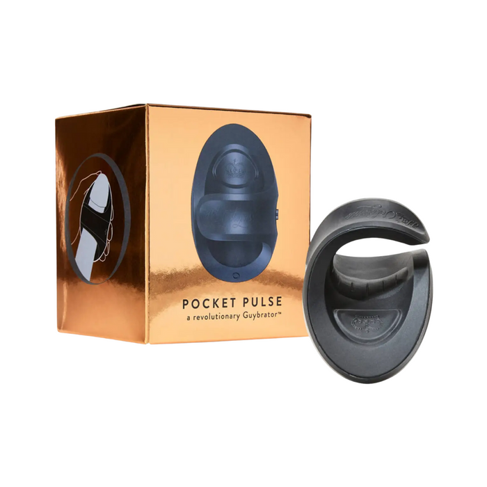 Hot Octopuss Pocket Pulse Vibrating Masturbator Black