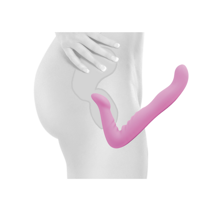 Fetish Fantasy Elite 8inch Strapless Strap On Dildo - Pink