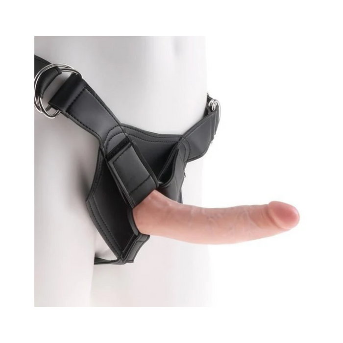 King Cock Strap-on Harness - 7", Flesh