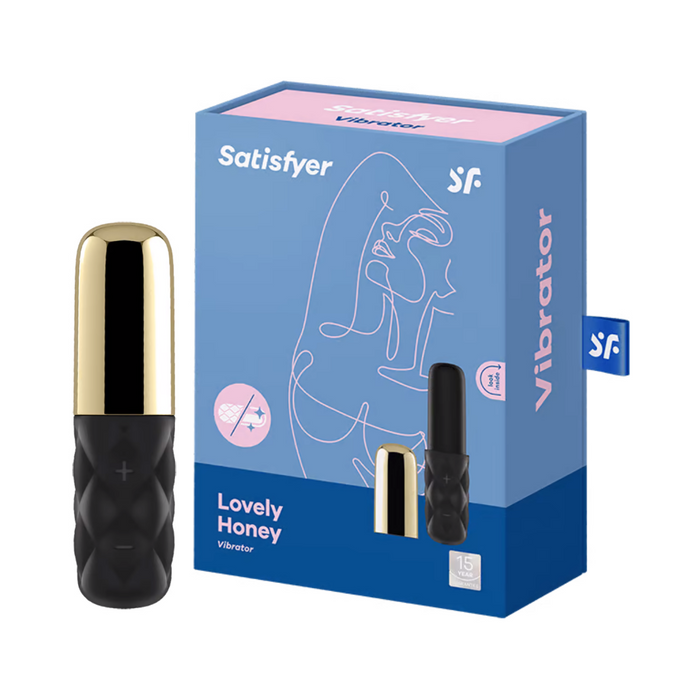 Satisfyer Mini Bullet Vibrator - Lovely Honey Gold