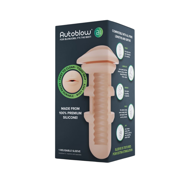 Autoblow Ai Sleeve Mouth - Beige