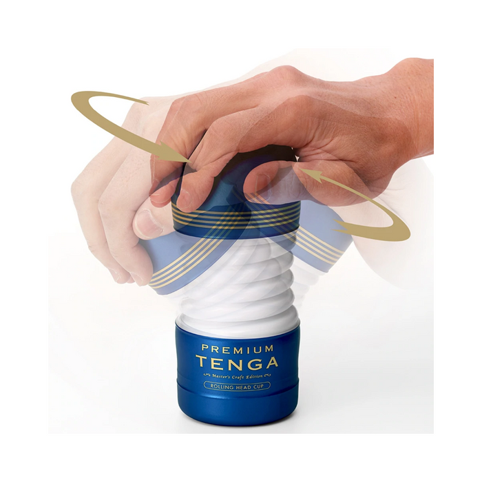 Tenga Rolling Head Cup - Premium Blue