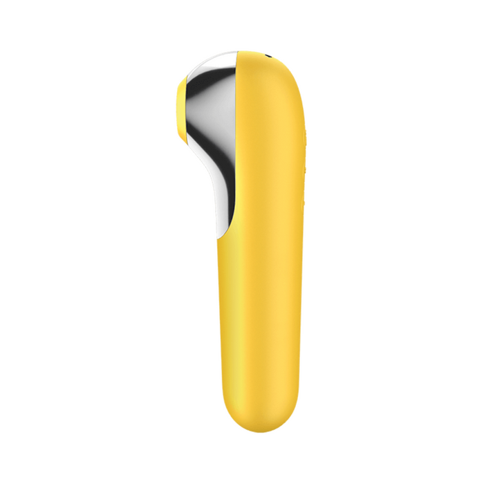 Satisfyer Dual Love Air Pulse Vibrator - Yellow