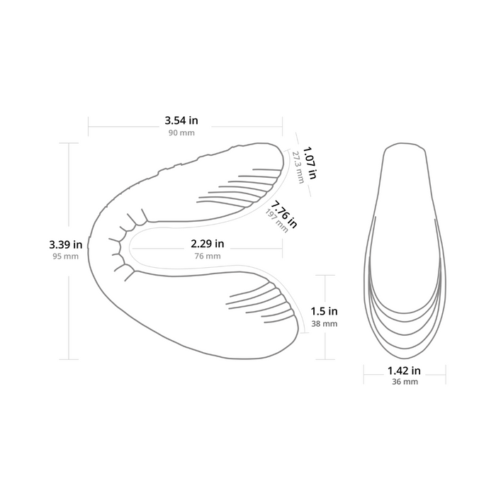 Lovense Quake / Dolce App Controlled Dual Stimulator