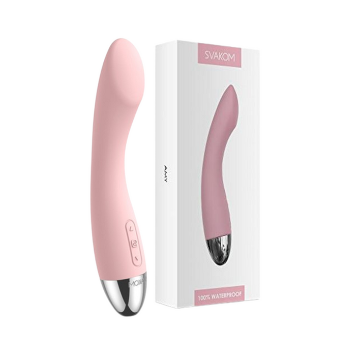 Svakom Amy G-Spot Vibrator - Pale Pink