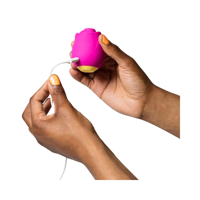 Romp Rose Rechargeable Clitoral Stimulator Fall in Lust