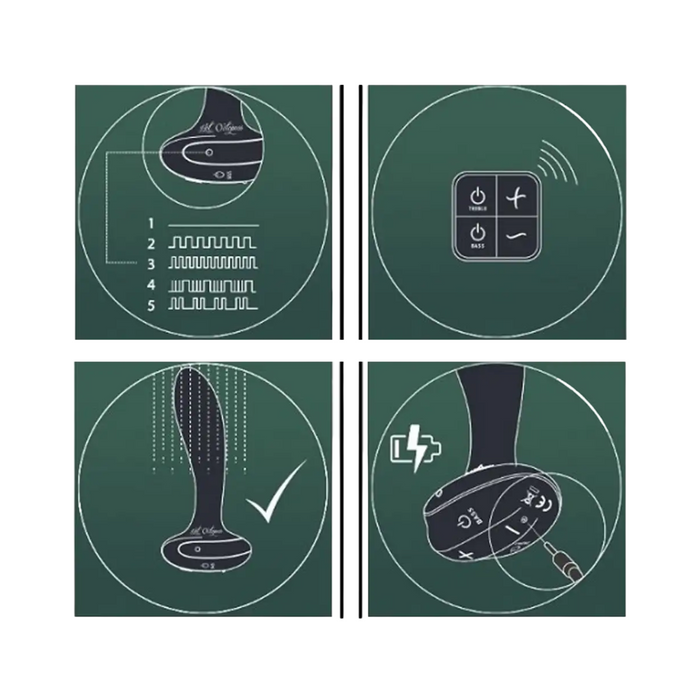 Hot Octopuss Plex with flex Vibrating Butt Plug