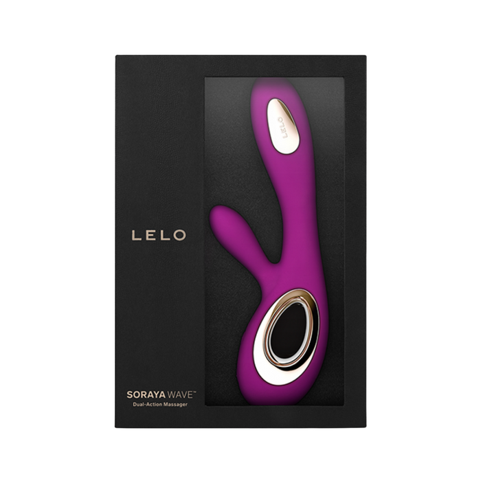 Lelo Soraya Wave Rabbit Vibrator - Deep Rose