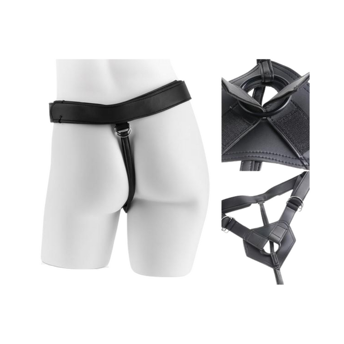 King Cock Strap-On Harness - 8", Tan