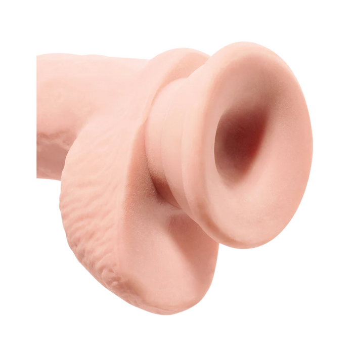 Pipedream King Cock Plus Triple Density Cock with Balls - 10" Tan