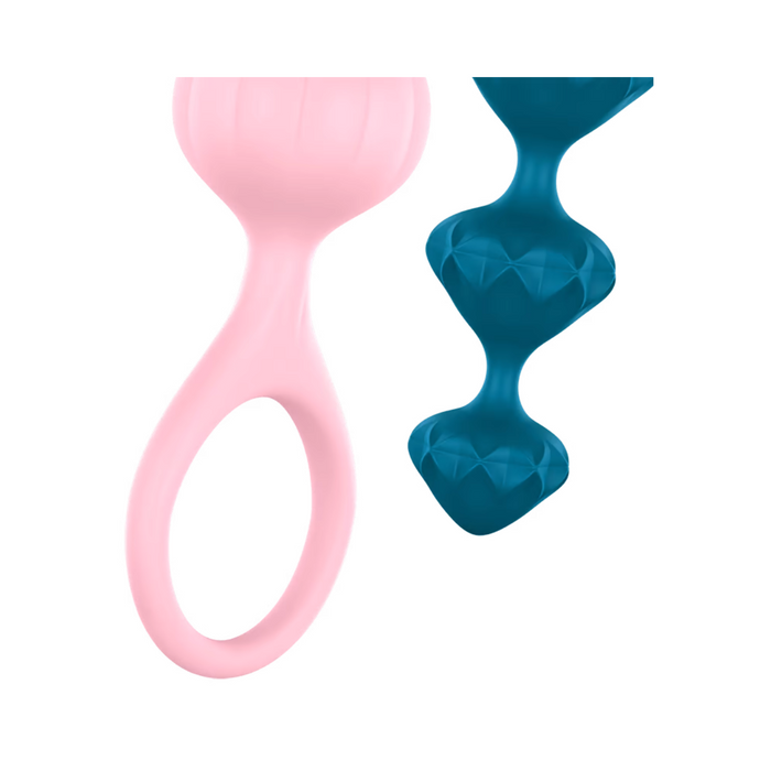 Satisfyer Beads Super Soft Silicone Anal Beads - Multi Color