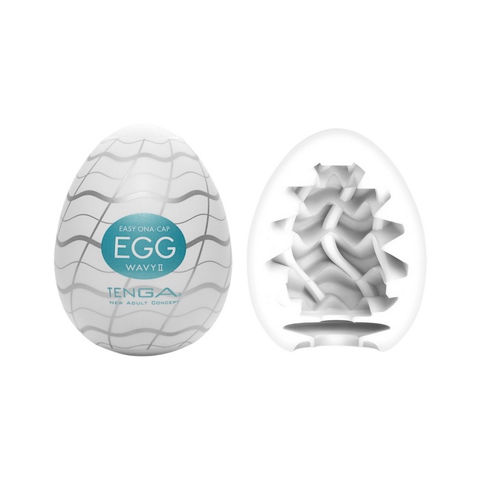 Tenga Standard Series Egg Masturbator - Wavy 2