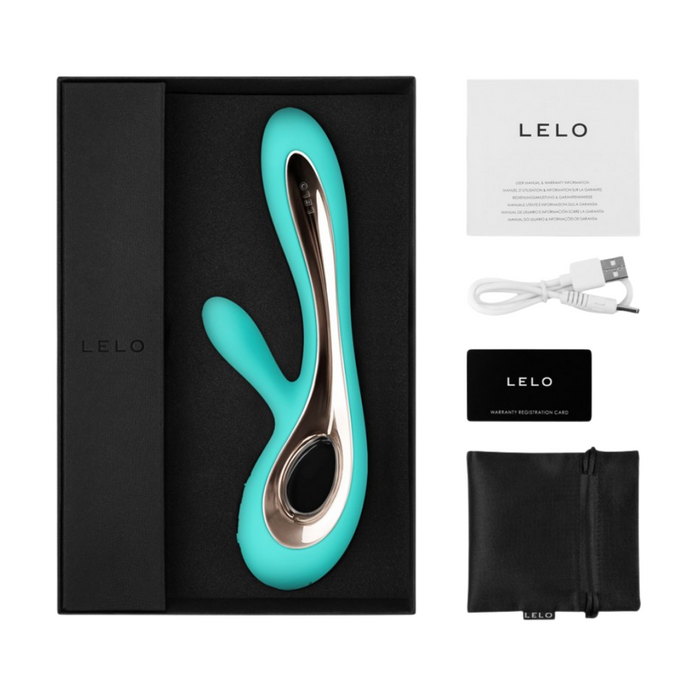 Lelo Soraya 2 Luxury Rechargeable Rabbit Vibrator - Teal