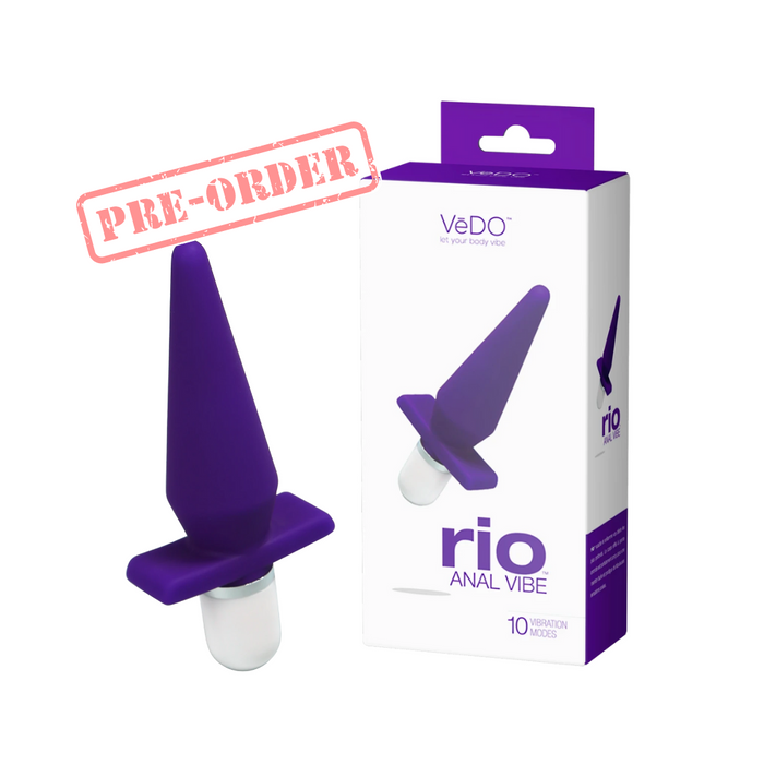 Vedo Rio Vibrating Butt Plug - Into You Indigo