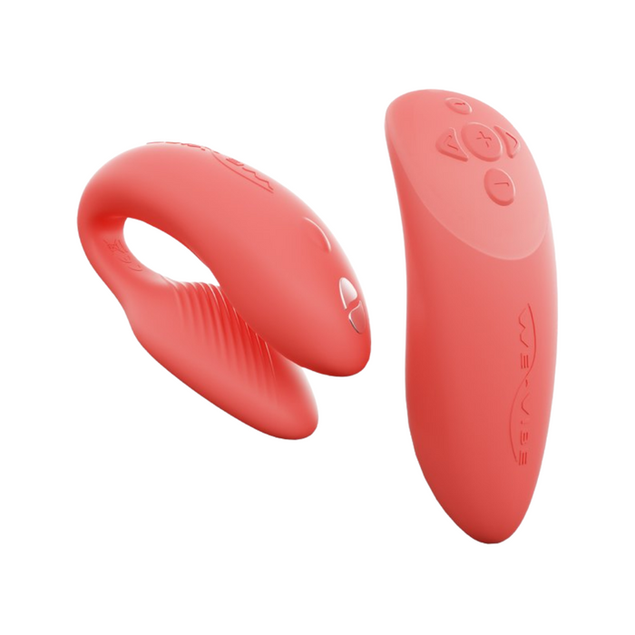 We Vibe Chorus Remote Control Couple Vibrator - Crave Coral