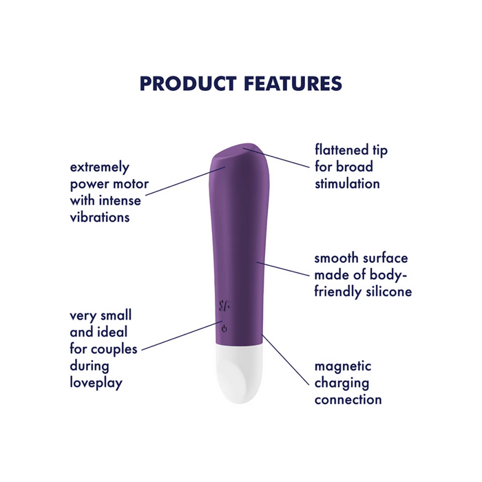 Satisfyer Ultra Power Bullet 2 Vibrator - Purple