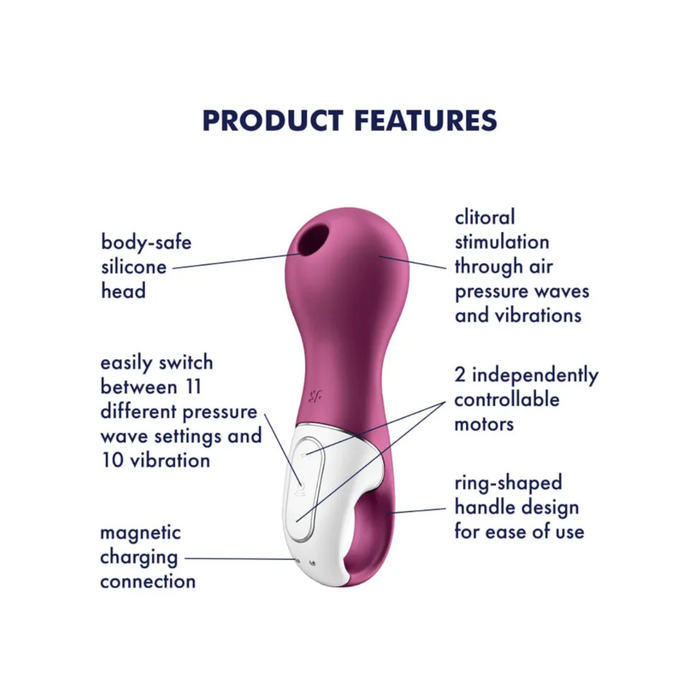 Satisfyer Lucky Libra Air Pulse Clitoral Air Stimulator and Vibration
