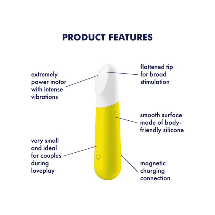 Satisfyer Ultra Power Bullet 4 Vibrator - Yellow