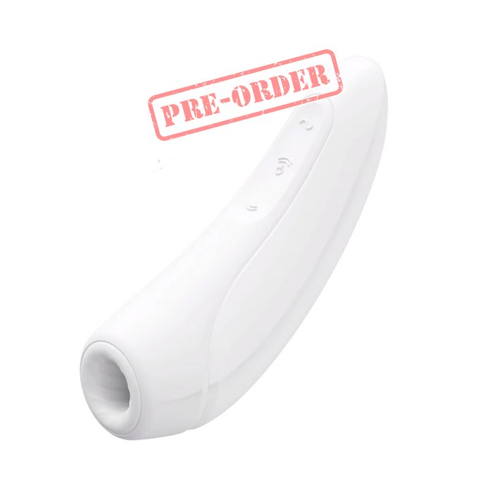 Satisfyer Curvy 1+ App-Controlled Air Pulse Stimulator Vibrator - White