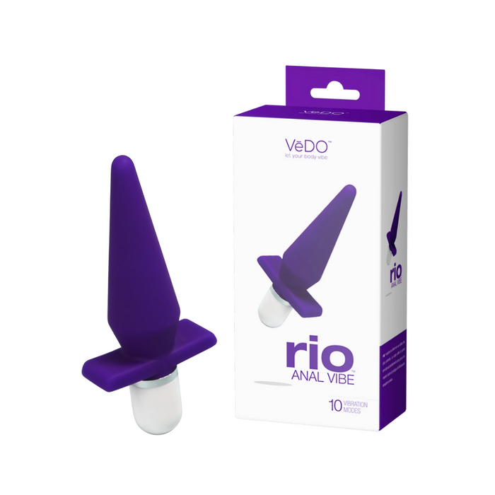 Vedo Rio Vibrating Butt Plug - Into You Indigo