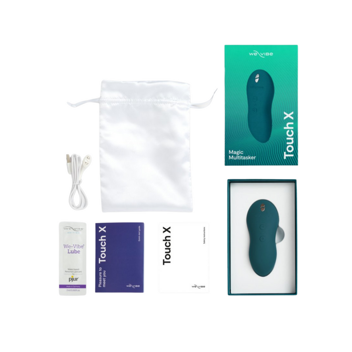 We Vibe Touch X Rechargeable Clitoral Stimulator - Green Velvet
