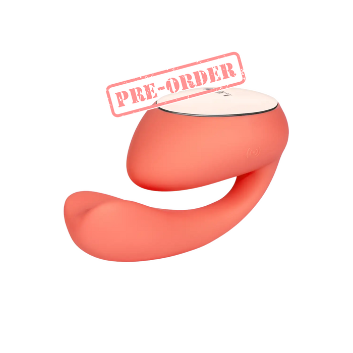 Lelo Ida Wave App Controlled Dual Stimulation Massager - Coral Red