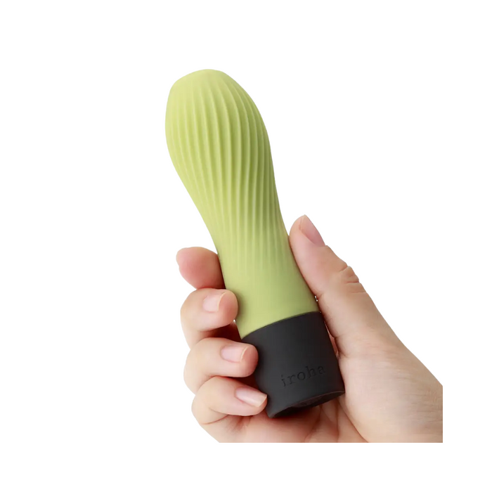 Iroha Zen Silicone Ribbed Massager - Matcha