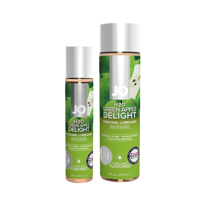 System Jo H2O Flavors Edible Water Based Lubricant - Green Apple