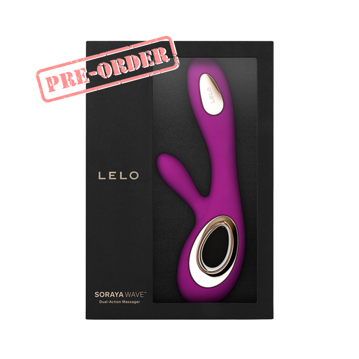 Lelo Soraya Wave Rabbit Vibrator - Deep Rose