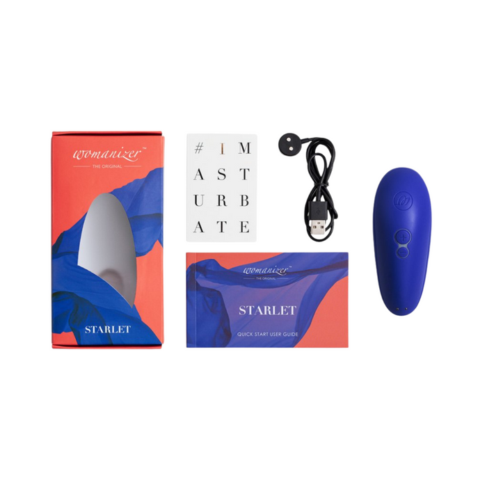 Womanizer Starlet 2.0 Rechargeable Clitoral Stimulator - Sapphire