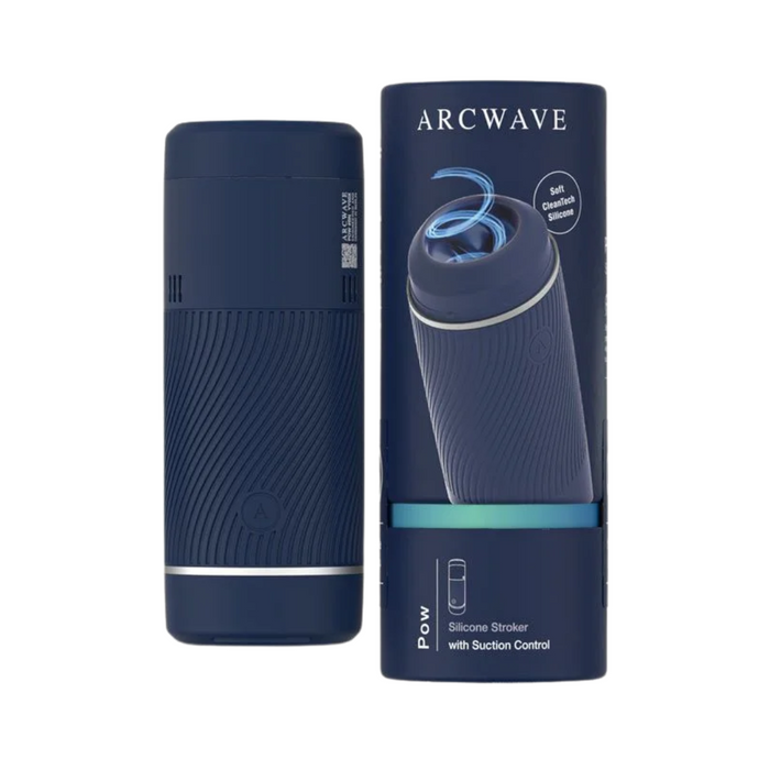 Arcwave - Pow Manual Stroker CleanTech SIlicone Male Masturbator - Blue