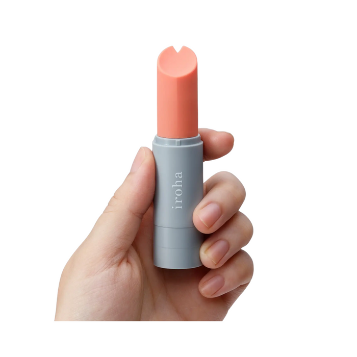 Iroha Stick Lipstick Massager - Orange x Gray