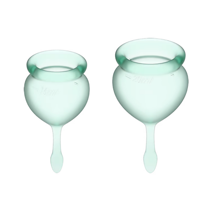 Satisfyer Feel Good Menstrual Cup - Light Green